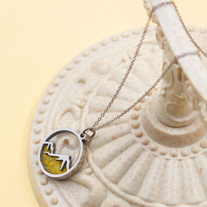 Christianartworkshop Multi-Gemstone Mustard Seed Mountain Necklace: A Symbol of Faith That Moves Mountains - image 9