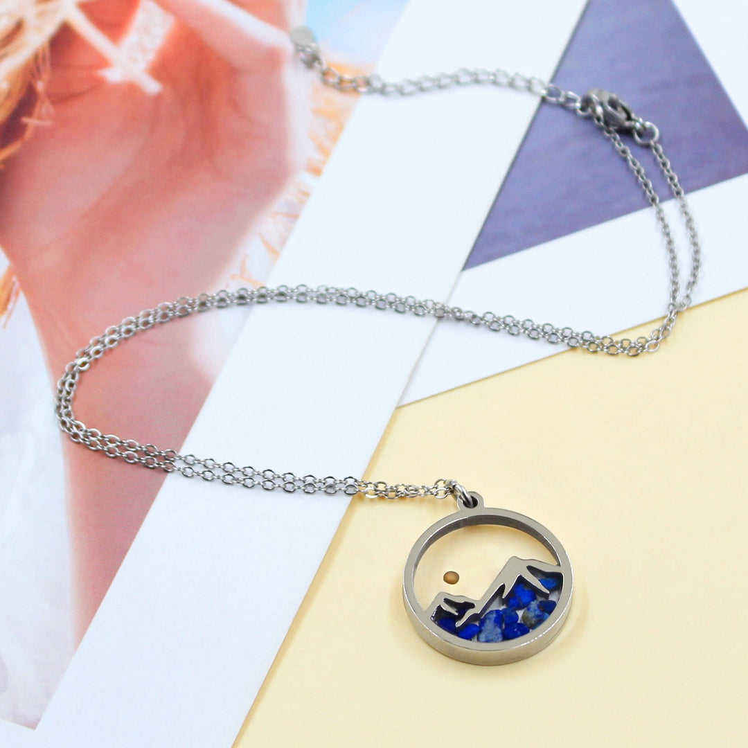 Christianartworkshop Multi-Gemstone Mustard Seed Mountain Necklace: A Symbol of Faith That Moves Mountains - image 31