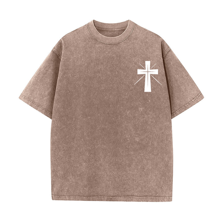 Christianartworkshop Seek First the Kingdom of God Unisex Washed T-Shirt - image 17
