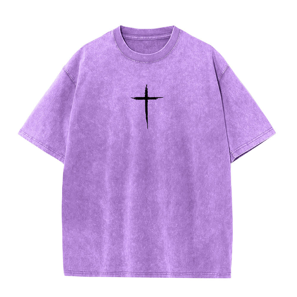 Christianartworkshop Repent For The Kingdom Of Heaven Unisex Washed T-Shirt - image 23