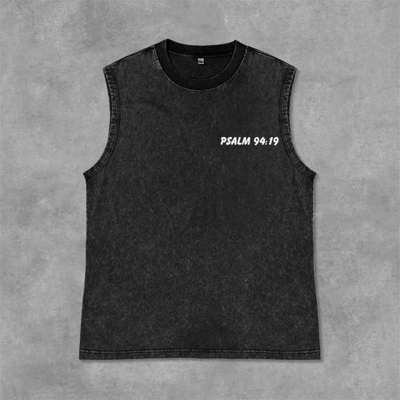 Christianartworkshop Smile You're Loved By God Unisex Washed Tank Top - image 6