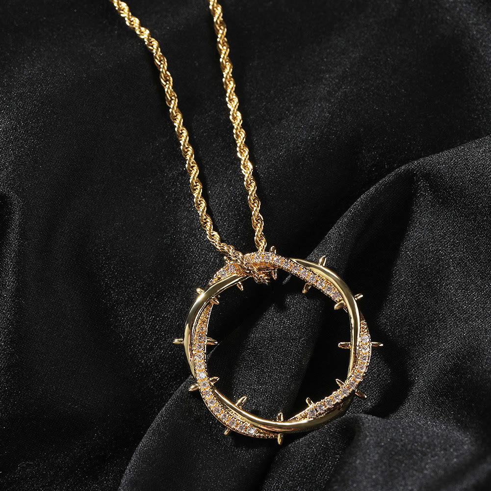 FREE Today:  Crown of Thorns Zircon Necklace: A Symbol of Christ’s Redemptive Sacrifice - image 2