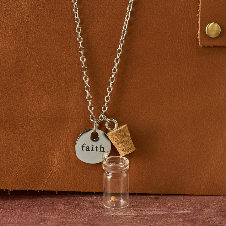 FREE Today: Mustard Seed Bottle Faith Tag Necklace: A Symbol of Small Faith & Great Power - image 3