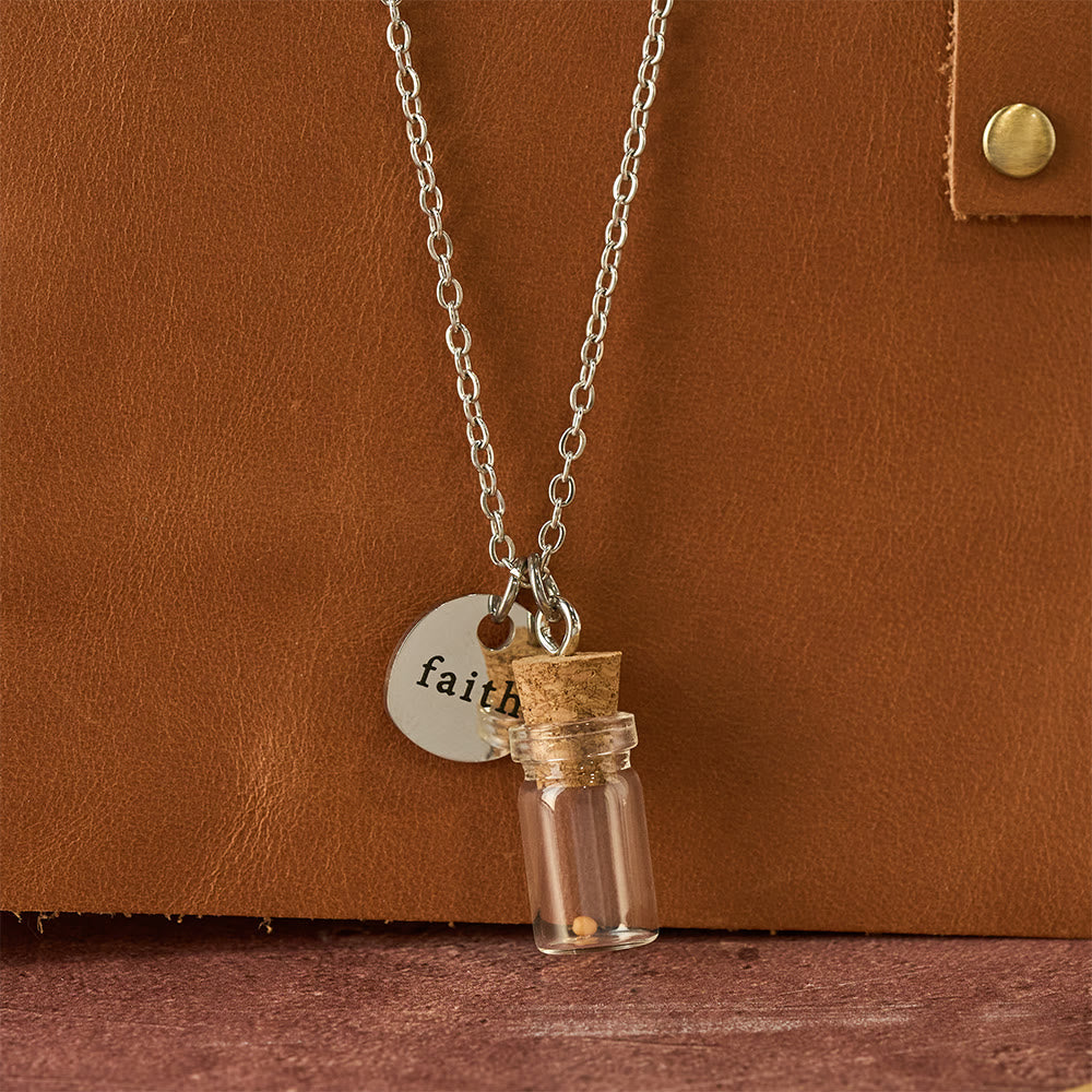 FREE Today: Mustard Seed Bottle Faith Tag Necklace: A Symbol of Small Faith & Great Power - image 4