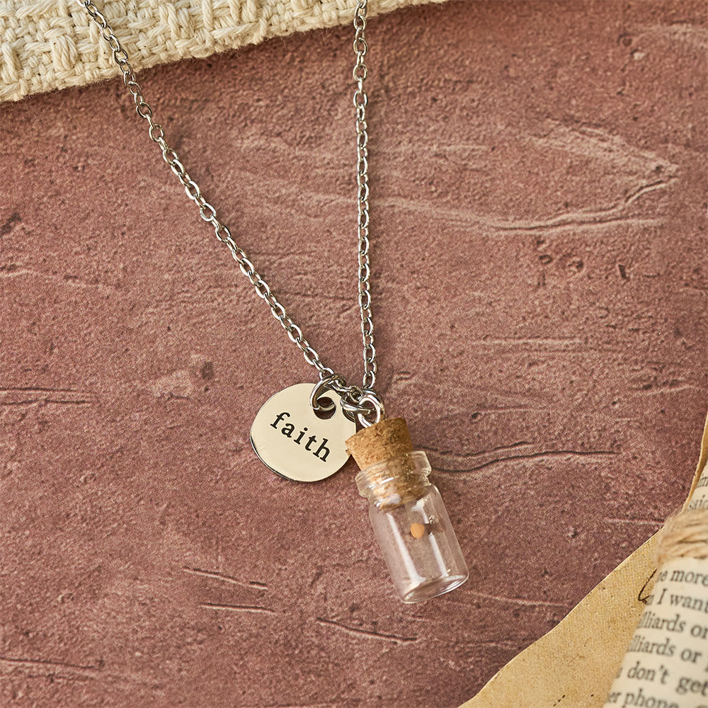 FREE Today: Mustard Seed Bottle Faith Tag Necklace: A Symbol of Small Faith & Great Power - image 6