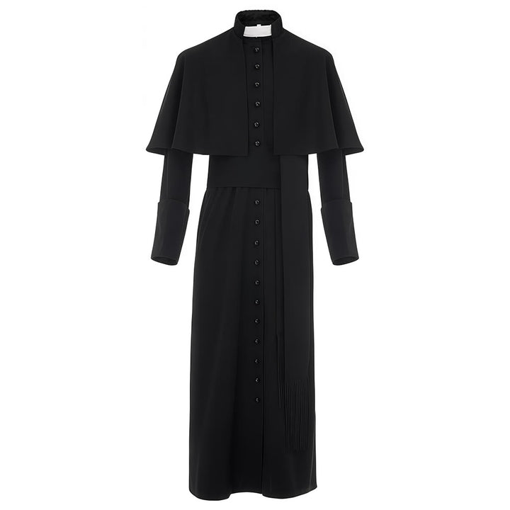 Christianartworkshop Multicolor Ceremonial Roman Soutane Cassock: Medieval Priest Aesthetics - image 4
