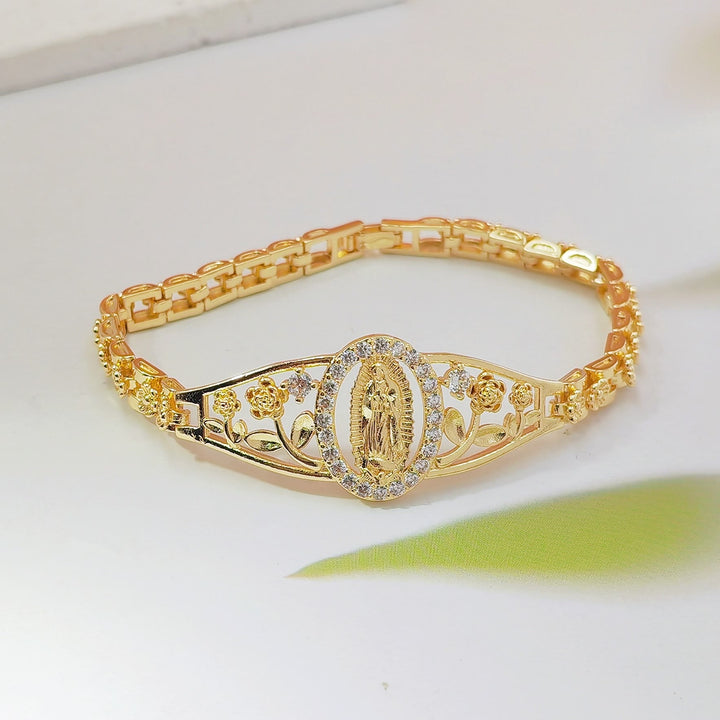 FREE Today: Golden Filigree Our Lady Bracelet Collection: A Symbol of Maternal Grace and Protection - Our Lady D - image 8
