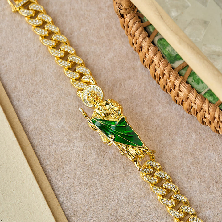 FREE Today: Rotating St. Jude Crystal Halo Necklace: A Symbol of Sacred Grace and Protection - image 8