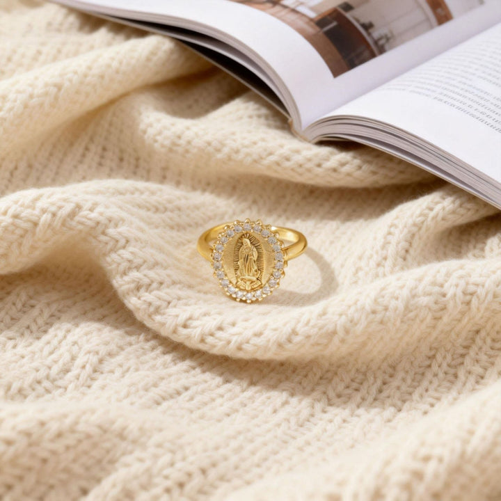 FREE Today: Heart/Moon/Oval Style Our Lady Ring: Sacred Devotion & Radiant Grace - image 8