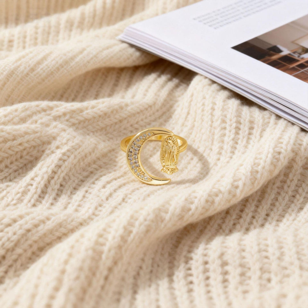 FREE Today: Heart/Moon/Oval Style Our Lady Ring: Sacred Devotion & Radiant Grace - image 5