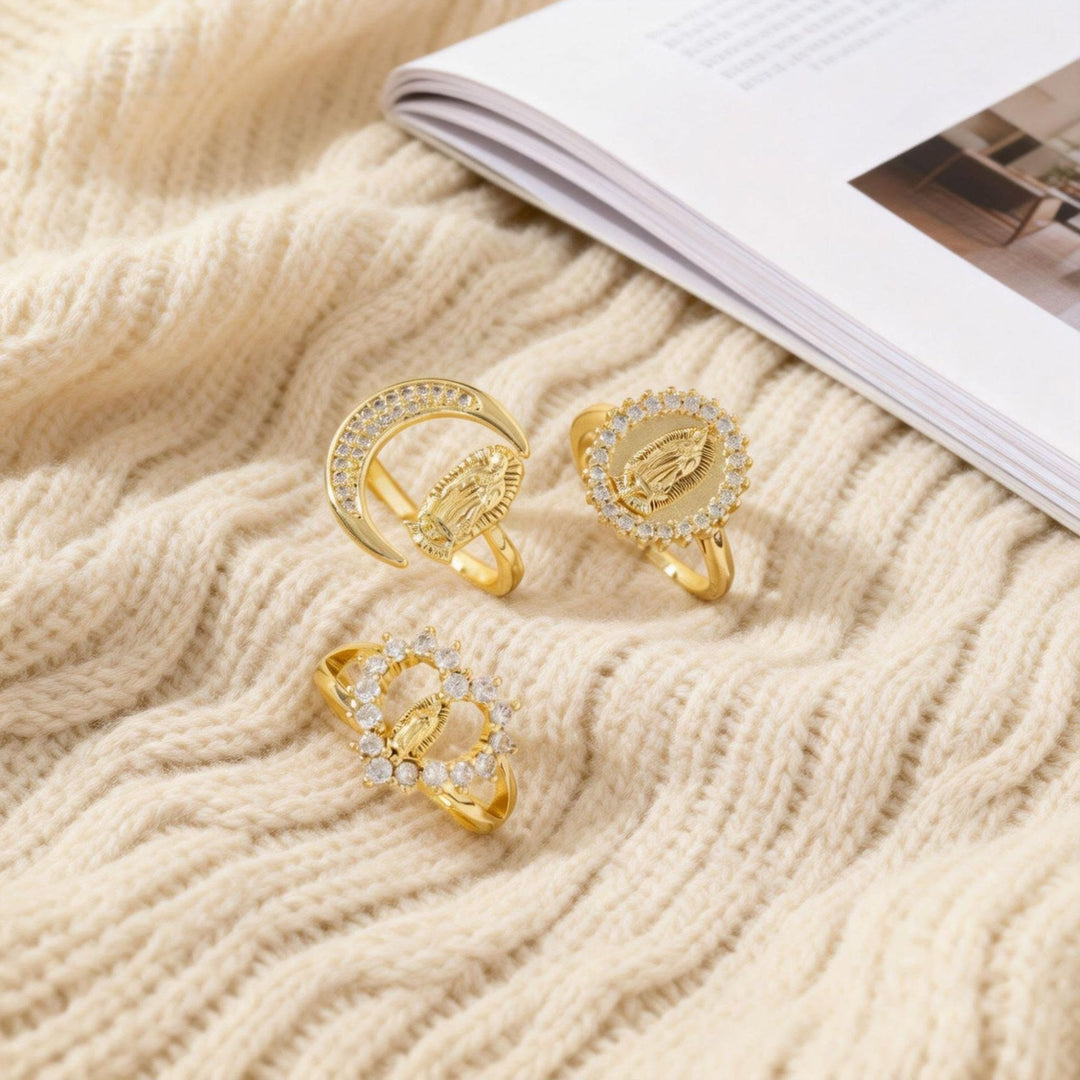 FREE Today: Heart/Moon/Oval Style Our Lady Ring: Sacred Devotion & Radiant Grace - image 2