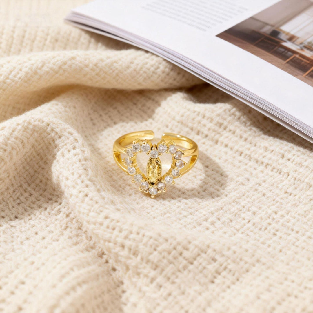 FREE Today: Heart/Moon/Oval Style Our Lady Ring: Sacred Devotion & Radiant Grace - image 11