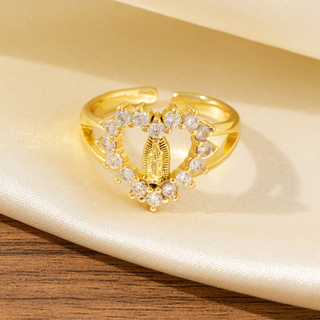 FREE Today: Heart/Moon/Oval Style Our Lady Ring: Sacred Devotion & Radiant Grace - image 10