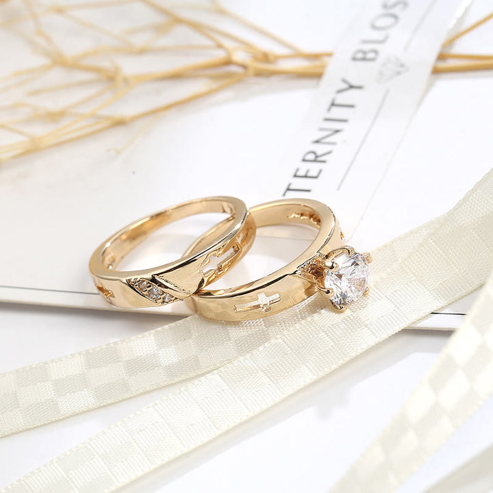 Christianartworkshop Stackable Cross Band Ring Set: Timeless Symbol of Faith & Eternal Light - image 9