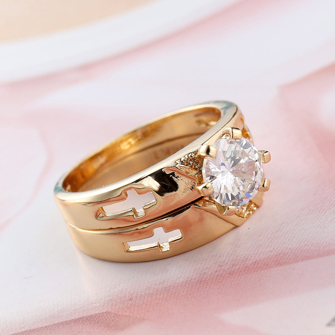 Christianartworkshop Stackable Cross Band Ring Set: Timeless Symbol of Faith & Eternal Light - image 7