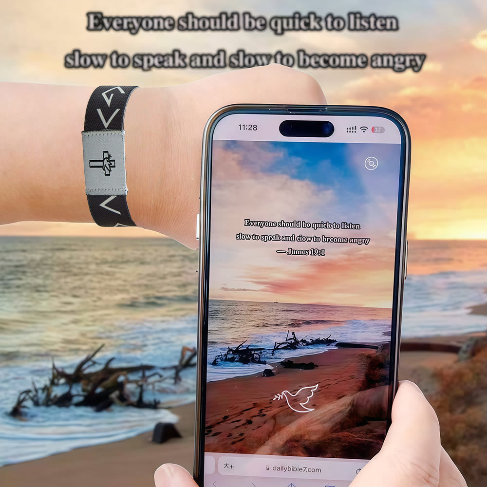 Christianartworkshop 2-Style NFC Faith Wristband: A Symbol of Divine Guidance in Every Touch - image 11