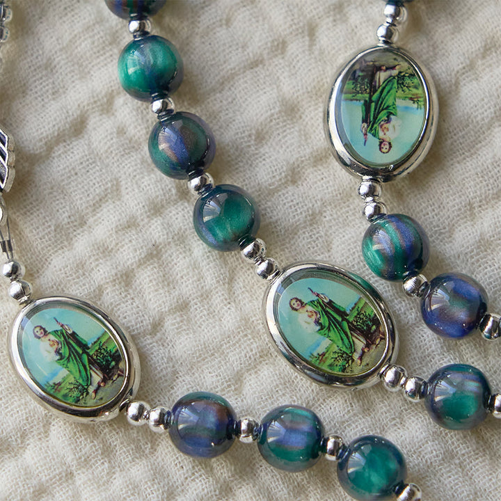 Christianartworkshop Divine Mercy Beaded Rosary with Crucifix Pendant: A Vessel of Merciful Grace in Every Prayer - image 5