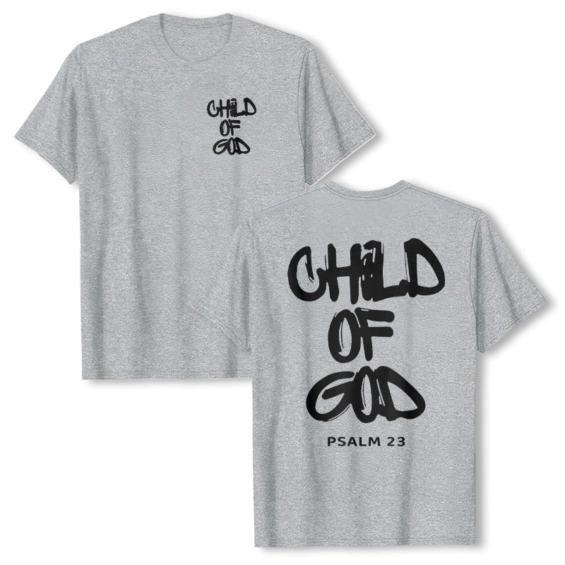 Christianartworkshop Child of God Cotton Adult T-shirt - Grey - 2XL - image 21