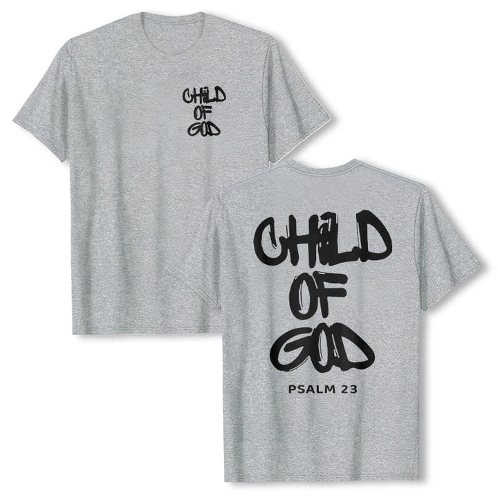 Christianartworkshop Child of God Cotton Adult T-shirt - Grey - 2XL - image 21