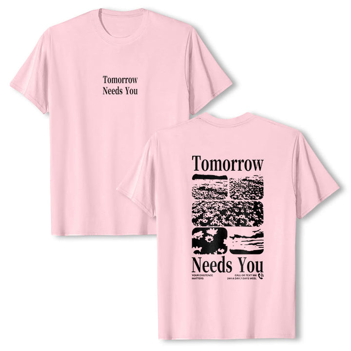 Christianartworkshop Tomorrow Needs You T-Shirt - Pink - 2XL - image 21