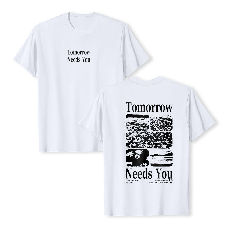 Christianartworkshop Tomorrow Needs You T-Shirt - White - 2XL - image 18