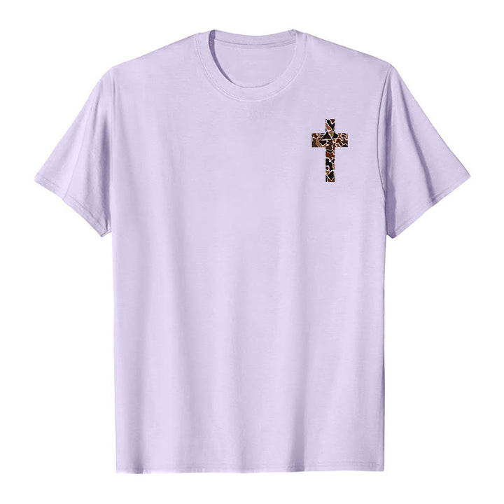 Christianartworkshop Camo Cross Design With Philippians 4:13 Verse Christian T-Shirt - image 20
