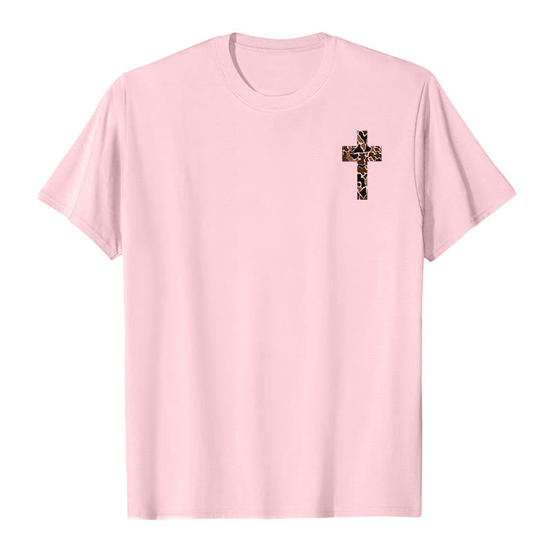 Christianartworkshop Camo Cross Design With Philippians 4:13 Verse Christian T-Shirt - image 17