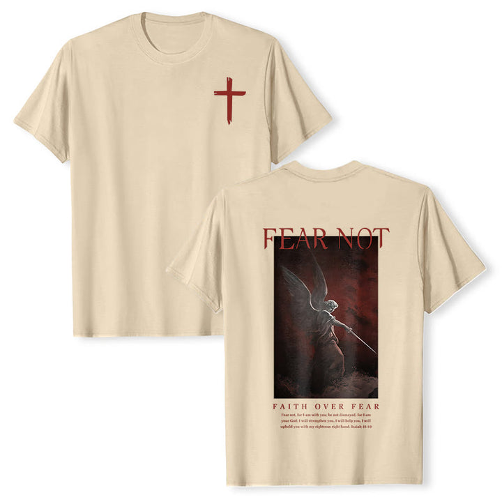Christianartworkshop "FEAR NOT" Short Sleeve T-shirt - Apricot - 2XL - image 10
