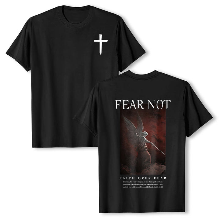 Christianartworkshop "FEAR NOT" Short Sleeve T-shirt - Black - 2XL - image 0