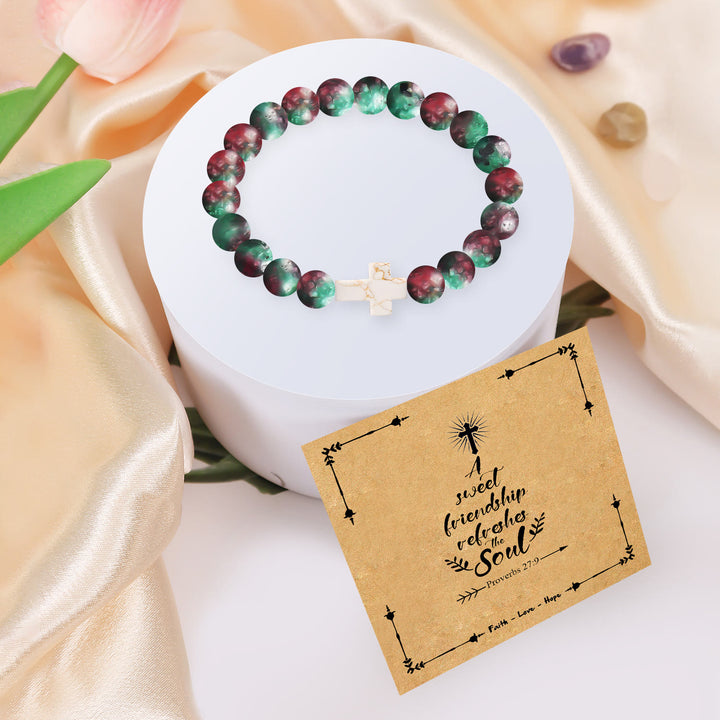 FREE Today: Natural Stone Cross Bracelet with Proverbs 27:9 Card: A Symbol of Divine Friendship & Grace - image 10