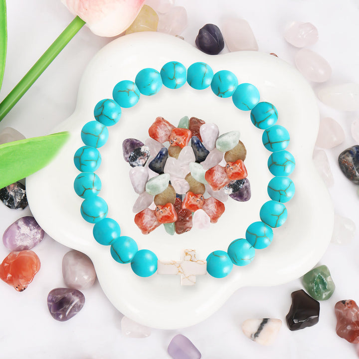 FREE Today: Natural Stone Cross Bracelet with Proverbs 27:9 Card: A Symbol of Divine Friendship & Grace - image 16