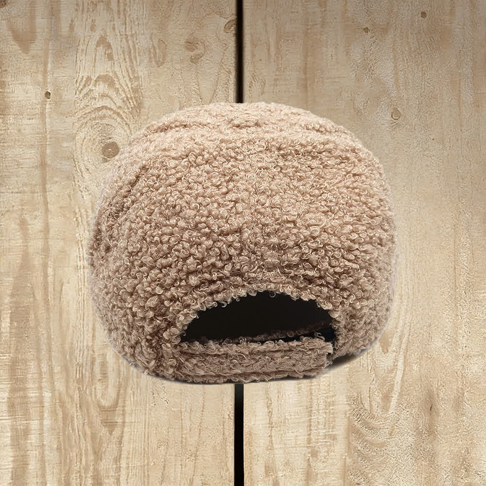 Christianartworkshop Faith Cross Embroidered Fuzzy Baseball Cap - image 6