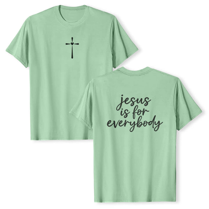 Christianartworkshop Jesus Is For Everybody Premium T-Shirt - Light Green - 2XL - image 9