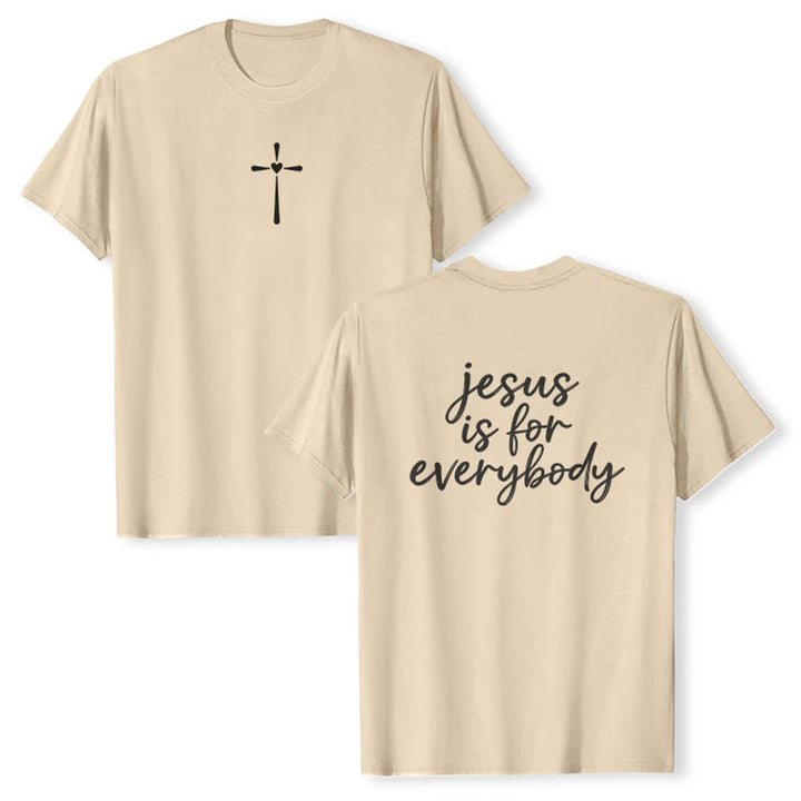 Christianartworkshop Jesus Is For Everybody Premium T-Shirt - Beige - 2XL - image 15