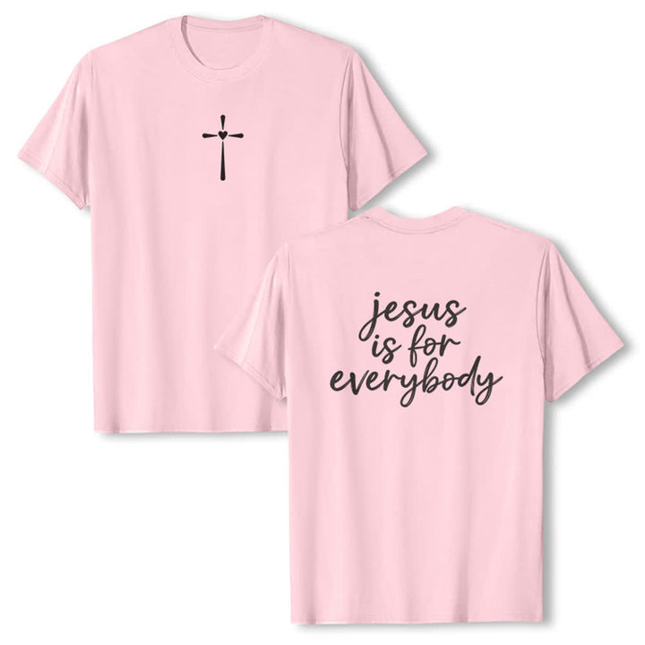Christianartworkshop Jesus Is For Everybody Premium T-Shirt - Pink - 2XL - image 3