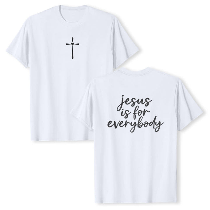 Christianartworkshop Jesus Is For Everybody Premium T-Shirt - White - 2XL - image 18