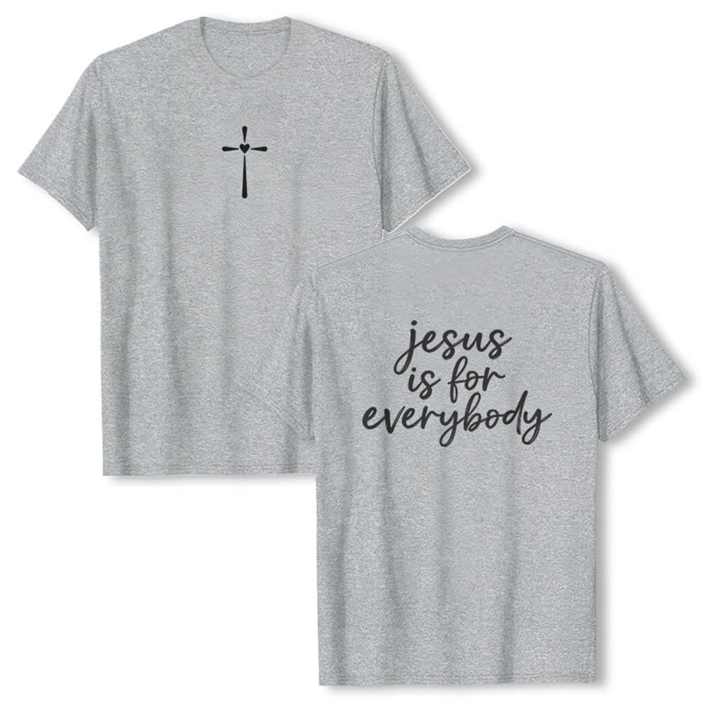 Christianartworkshop Jesus Is For Everybody Premium T-Shirt - Grey - 2XL - image 21
