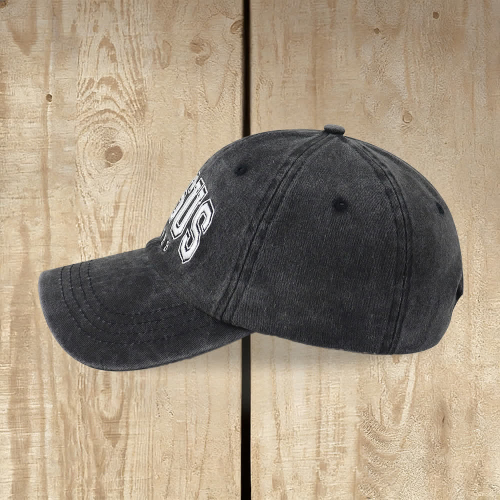 Christianartworkshop Retro Varsity Jesus Saves Baseball Cap - image 2