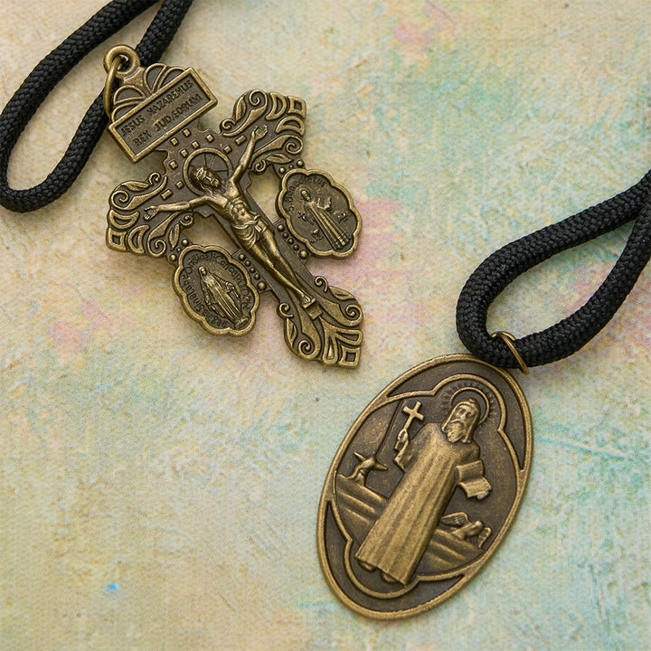Christianartworkshop Paracord St.Benedict Pocket Rosary: Emblem of Unbreakable Faith & Protection - image 7
