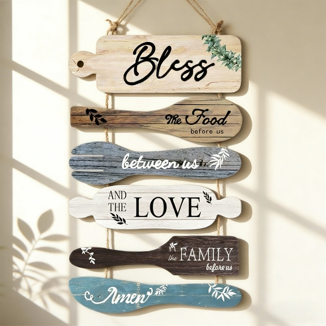 Christianartworkshop Four-Style Rustic Wooden Blessing Wall Art: A Symbol of Familial Faith & Fellowship - image 7