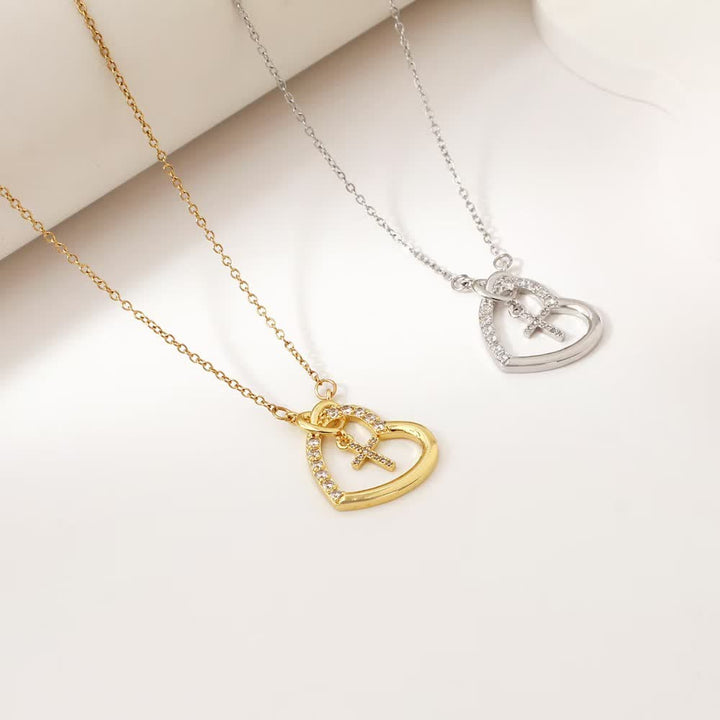 FREE Today: Intertwined Heart Cross Necklace with Card: Embody His Easter Joy & Grace - image 10