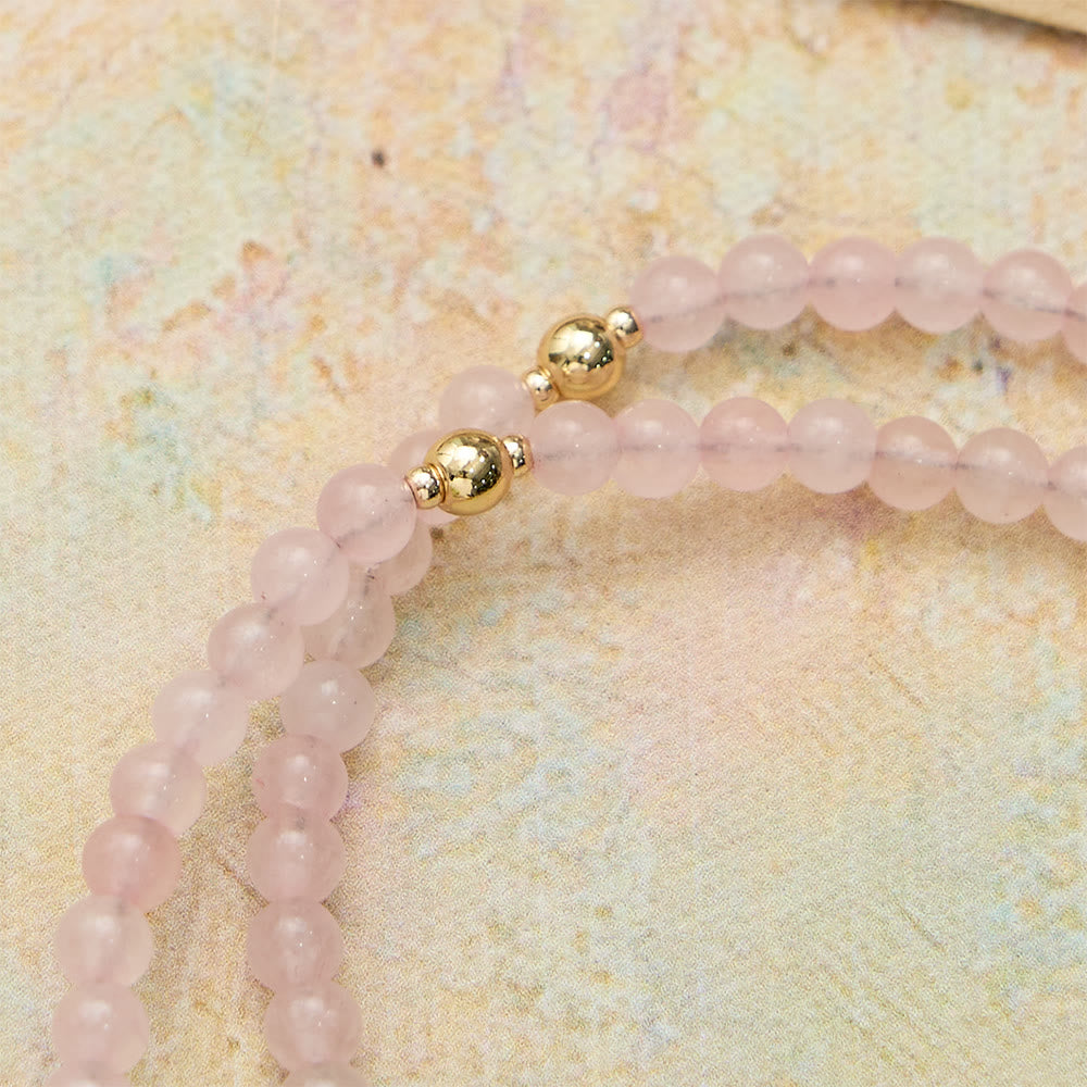 Christianartworkshop Magnetic Strawberry Agate Rosary Bracelet: Emblem of Divine Grace & Purity - image 3