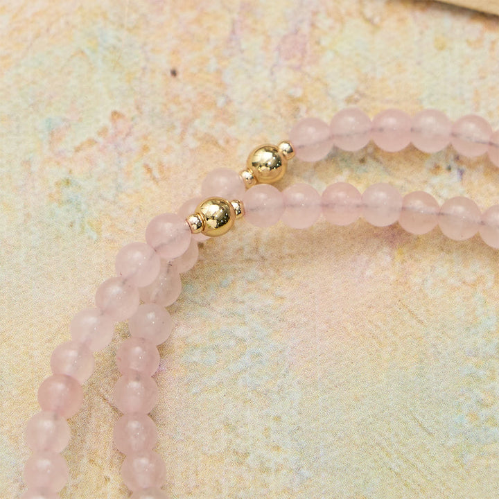 Christianartworkshop Magnetic Strawberry Agate Rosary Bracelet: Emblem of Divine Grace & Purity - image 3