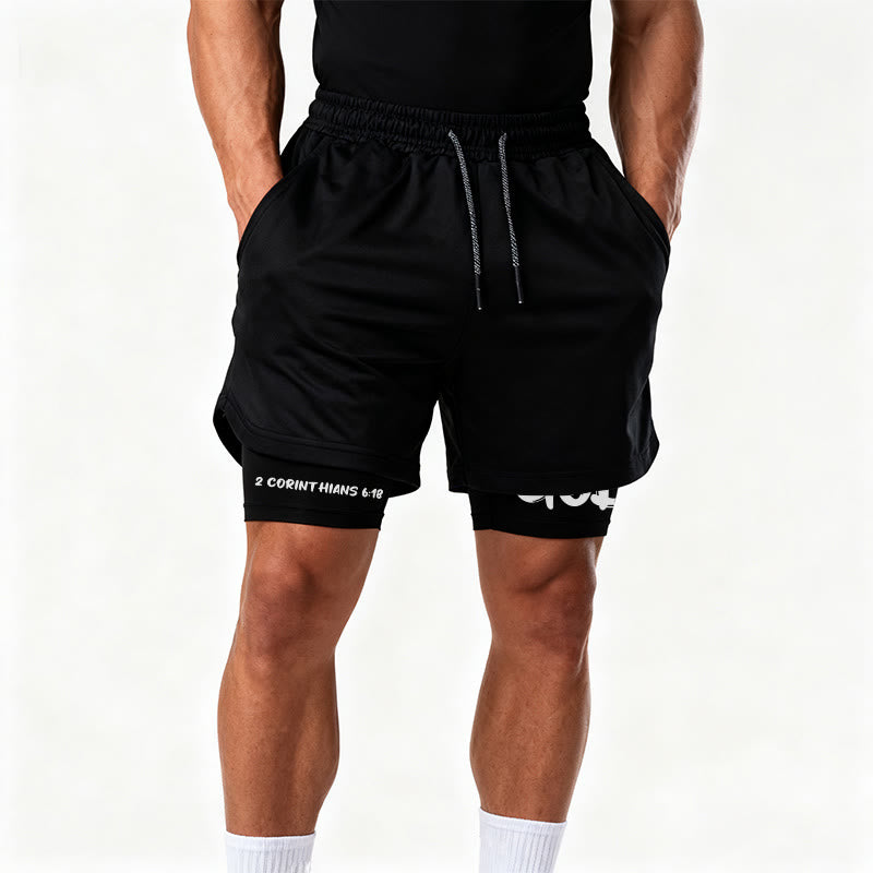 Christianartworkshop 2 Corinthians 6:18 Child Of God Performance Shorts - image 4