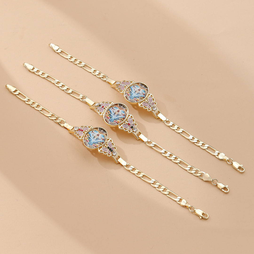 Christianartworkshop Jesus Christ & Butterfly Bracelet: Elevating Daily Devotion With Sacred Symbolism - image 6