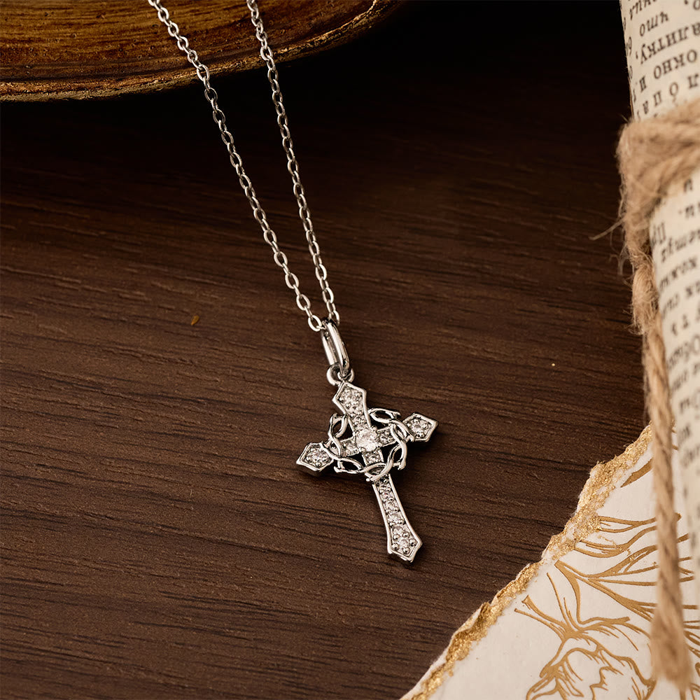 Christianartworkshop Sparkling Geometric Cross Necklace: A Symbol Of Eternal Hope And Divine Protection - image 7