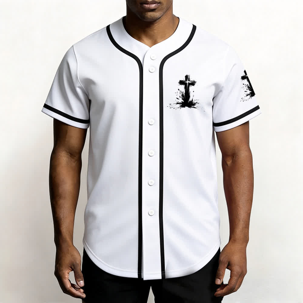Christianartworkshop Not All Superheroes Wear Capes A Cross Unisex Baseball Jersey - image 2