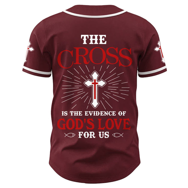Christianartworkshop The Cross Is The Evidence Of God's Love Unisex Baseball Jersey - image 17