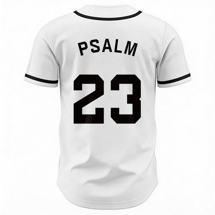 Christianartworkshop Retro Sport Style Psalm 23 Unisex Baseball Jersey - image 8