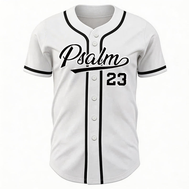 Christianartworkshop Retro Sport Style Psalm 23 Unisex Baseball Jersey - image 9